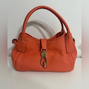 Dooney & Bourke Belvedere Logo Lock Satchel